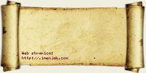 Blaža Roglić vizit kartica